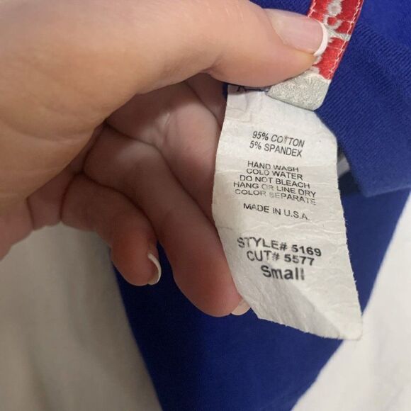 Best Cody Womens Royal Blue White Mock Neck Short Sleeve Mini Jumpsuit Small - Picture 4 of 4